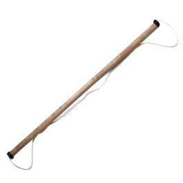 Dwarslat 110 cm met 2 elastieken en 2 koorden in hout