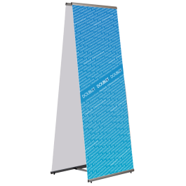 Dubbelzijdige bannerstandaard voor binnen