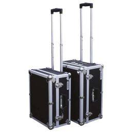 Transportkoffer op wielen in aluminium