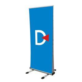 Dubbelzijdige roll-up voor buiten