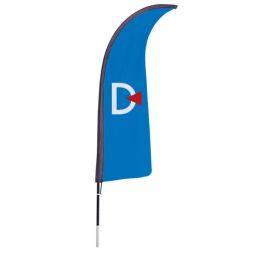 Beachflag haaienvinvorm
