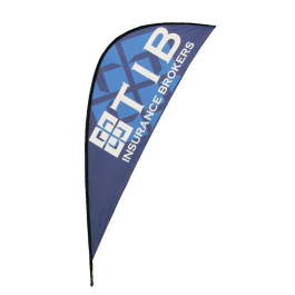 Vervangdoek voor gebogen beachflag vleugelvorm