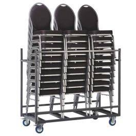 Universele transportkar voor stapelstoelen
