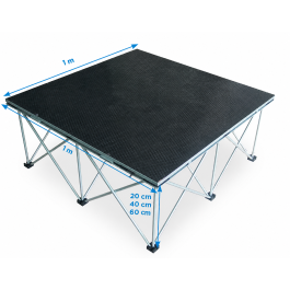 Trap voor pop-up estrade (1 trede 20 cm)