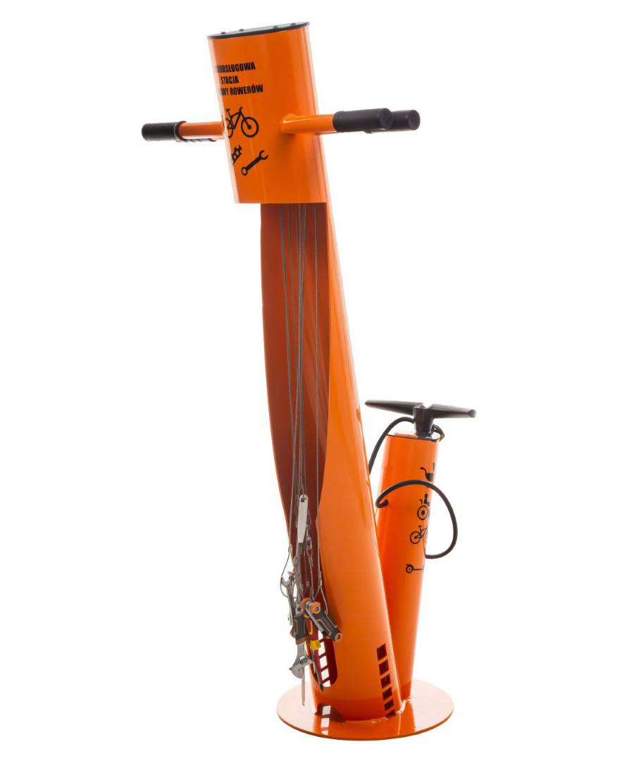 Vrijstaande fietspomp