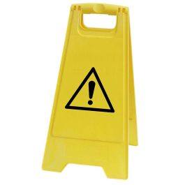 Signalisatiebord op de grond (A-bord)
