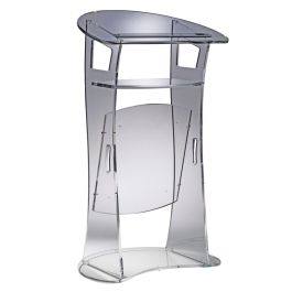 Fronton voor design spreekgestoelte in plexiglas