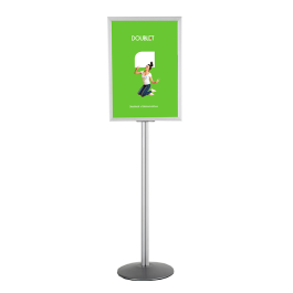 Informatiebord op voet voor buiten
