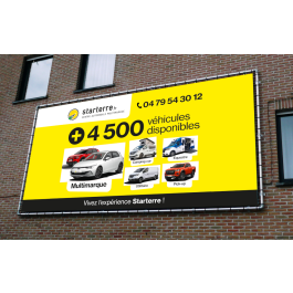Modulair aluminium kader voor buiten