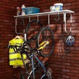 Wandrek voor 5 hangende fietsen