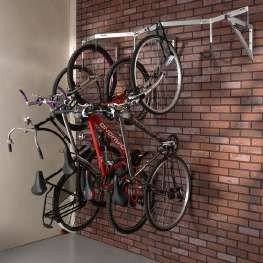 Wandrek voor 6 hangende fietsen