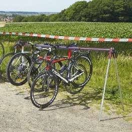 Plooibaar fietsenrek voor evenementen