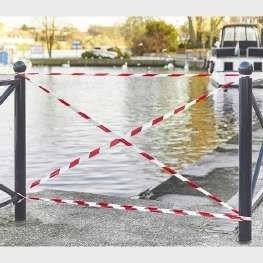 Afzetlint rood-wit