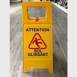 Waarschuwingsbord staand (klapbord)