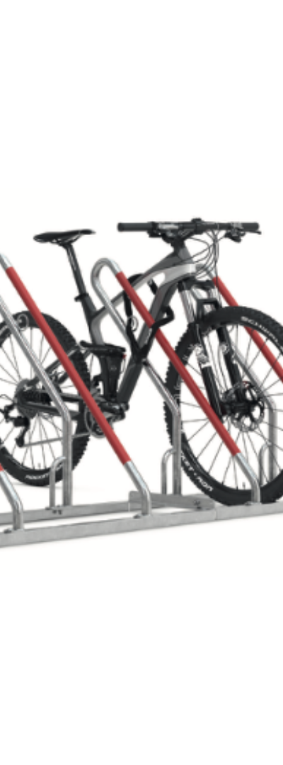 Aanleunparker in verzinkt staal
