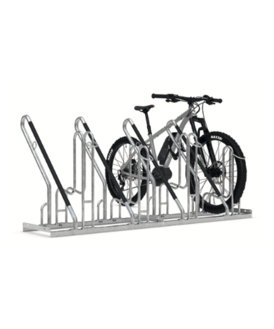 Support d'appui vélo à arceaux surélevés (compact)