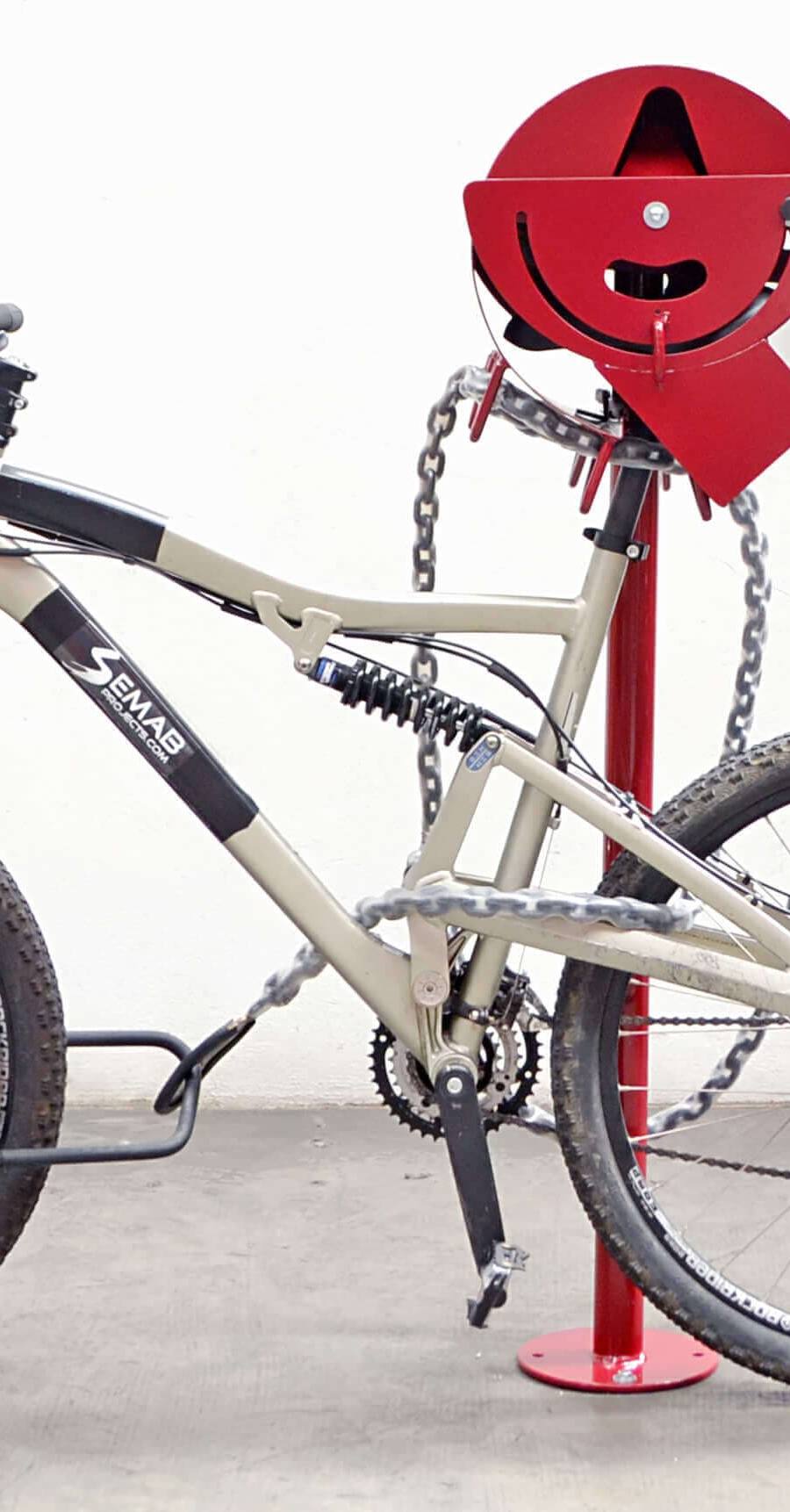 Beveiligde fietsparking SILINDER T (2 plaatsen)