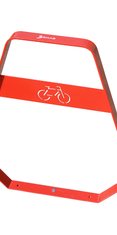 Design fietsbeugel in staal (2 plaatsen)