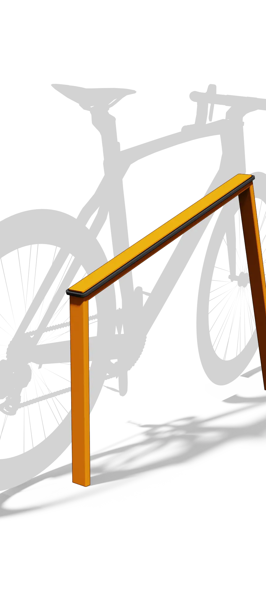 Arceau d'appui vélo en U