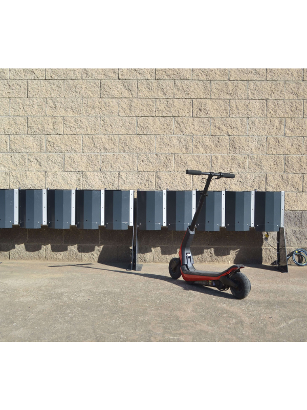 Scooterparking met lade