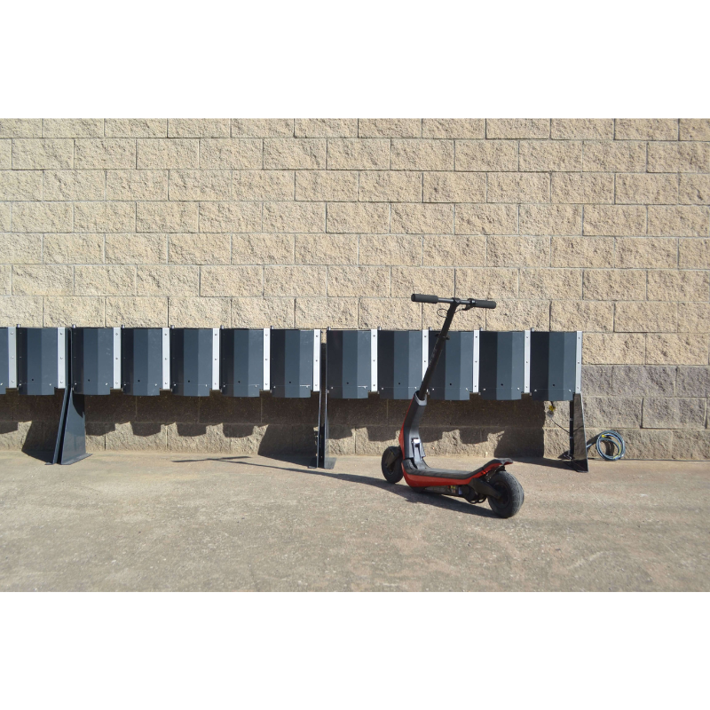 Scooter parking with drawer