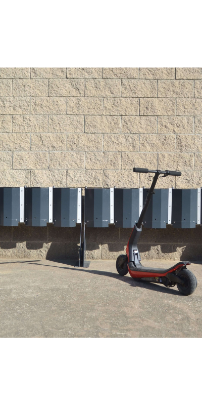 Scooterparking met lade