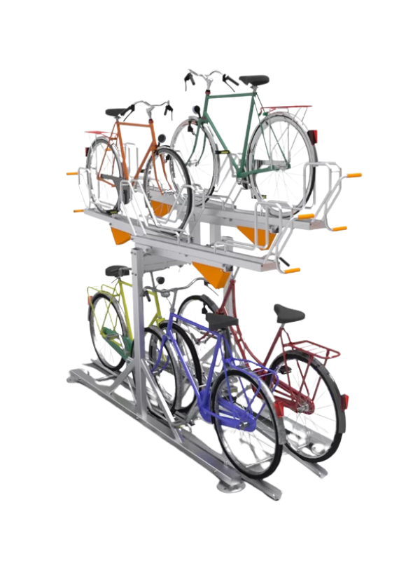 Tweelaags fietsenrek (dubbelzijdig)