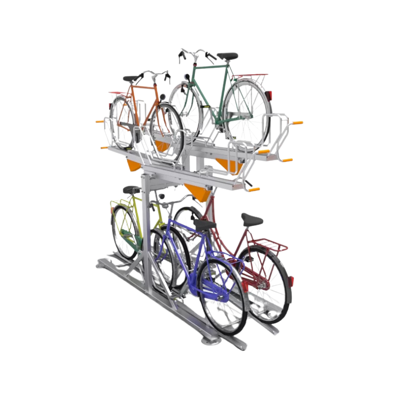 Râtelier à vélos deux niveaux (double face)