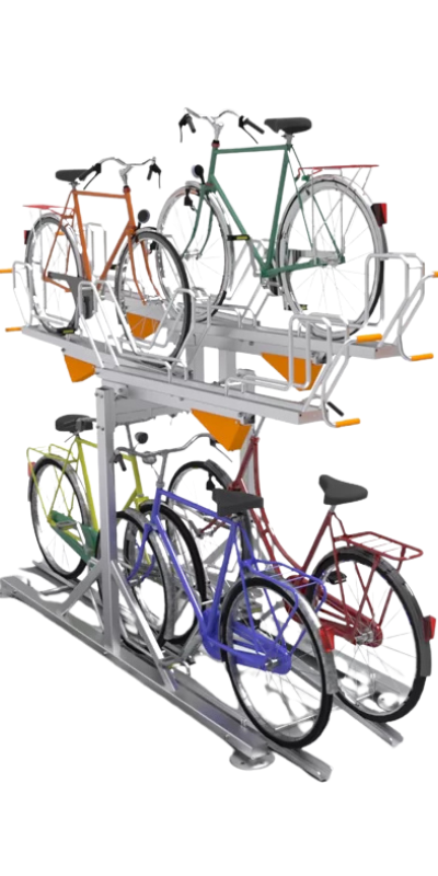 Tweelaags fietsenrek (dubbelzijdig)
