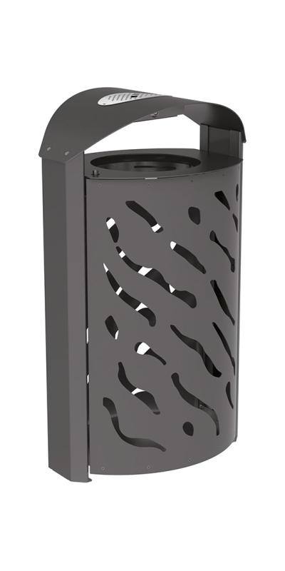 Afvalbak 120 l (geperforeerd plaatstaal)
