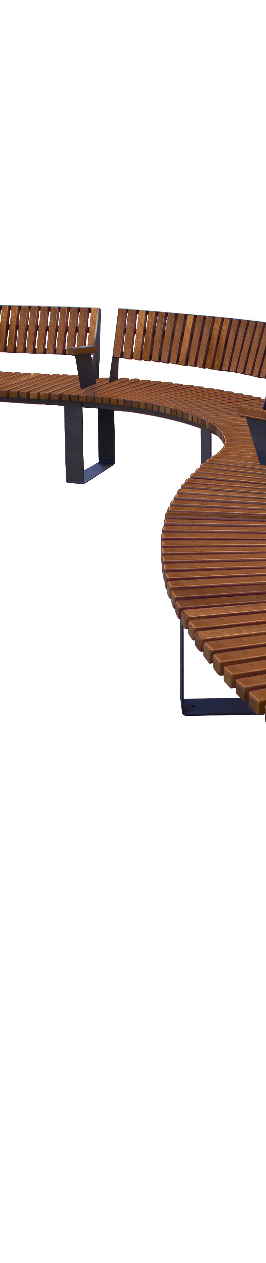 Banc modulaire (formes libres)