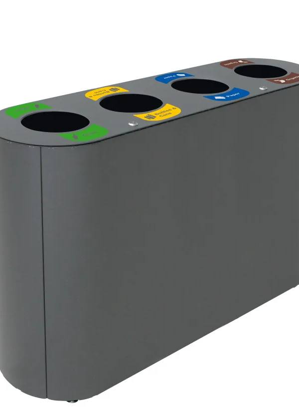 Robuust recyclagestation (2–5 fracties)