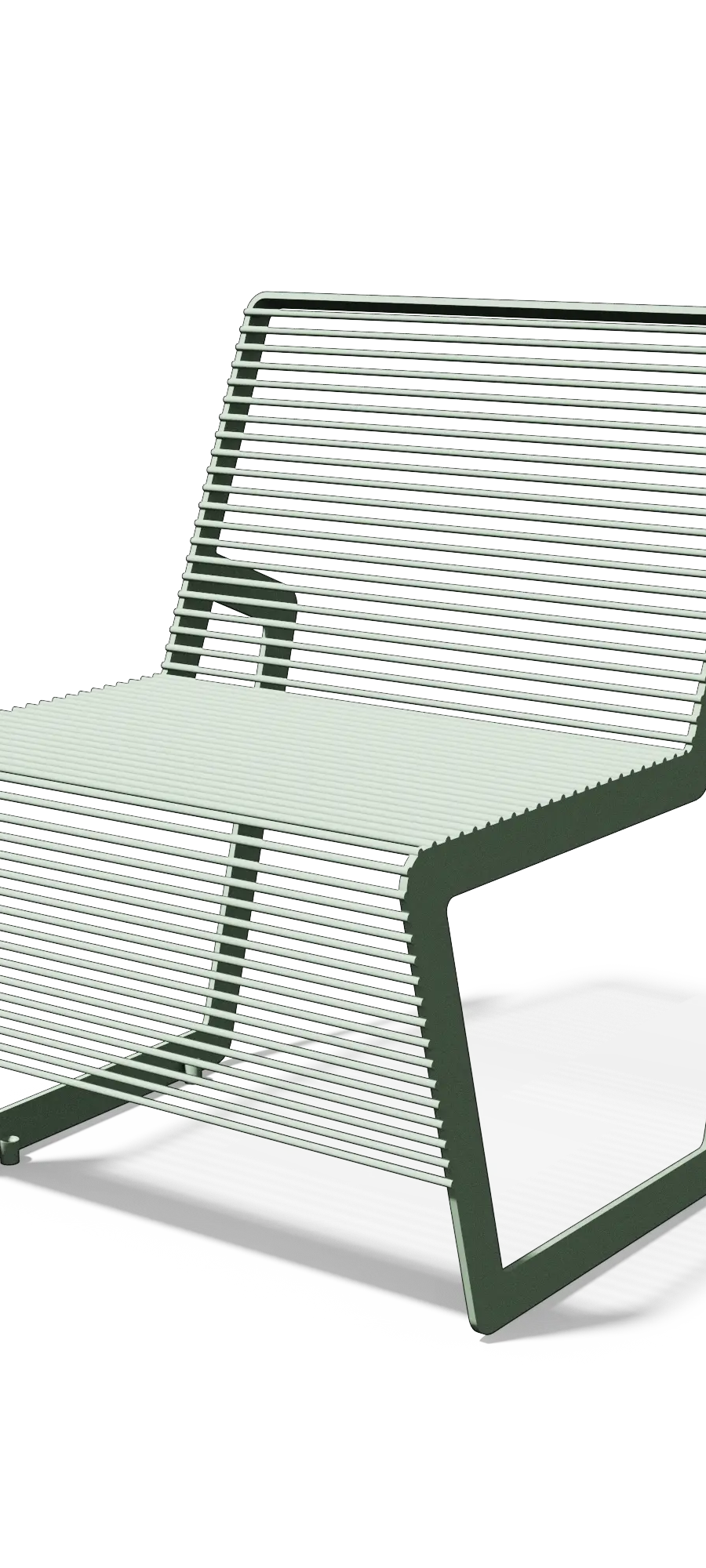 Steel park chair